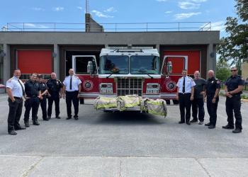 Cornwall Fire Service donates bunker suits