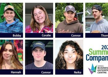 Seven savvy young entrepreneurs launch their business through the Cornwall Business Enterprise Centre Summer Company program