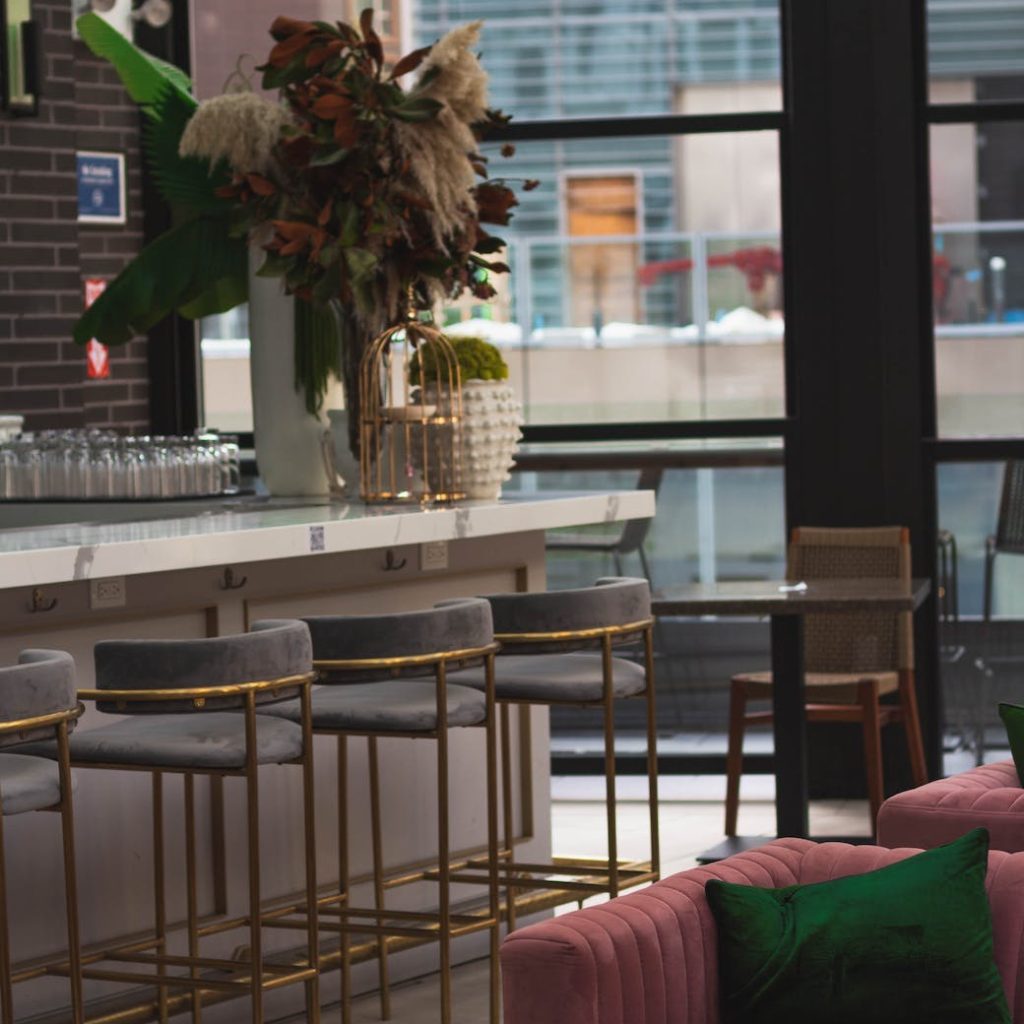 interior of cafeteria