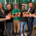From left at the Lost Villages Brewery grand opening are South Stormont Councillors Jennifer MacIsaac and Andrew Guindon, Mayor Bryan McGillis, LVB owners Kevin Baker, Matt Kamm and John Wright, MP Eric Duncan, SDG Counties Warden Carma Williams and South Stormont Deputy Mayor David Smith.