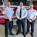 (Left to right) Cornwall Fire Service Deputy Chief Leighton Woods, Chief Matthew Stephenson and Deputy Chief Addison Pelkey. — photo City of Cornwall