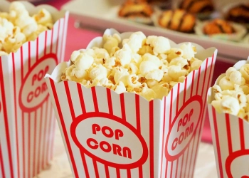Popcorn to eat at Pixar Movies