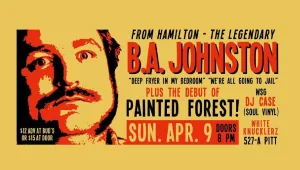B.A. Johnson playing April 9th in Cornwall