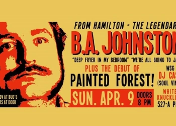 B.A. Johnson playing April 9th in Cornwall
