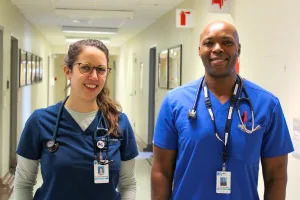 Dr. Stephanie Beckett (left) and Dr. Olusola Sogbein (right)