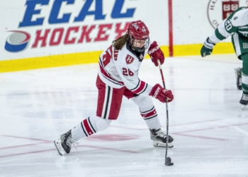 Harvard Women's Hockey game and 3-0 win vs Dartmouth on October 21, 2022.