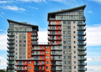 gray red and orange concrete building