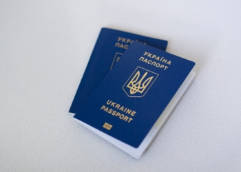 close up of passports