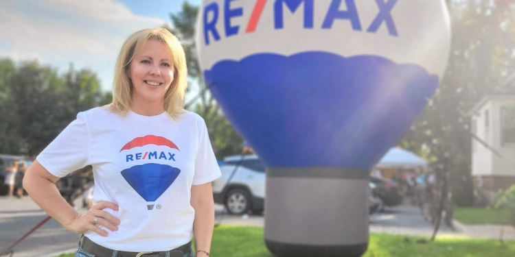 Sue Stewart at the Re/Max Community BBQ benefit for CHEO