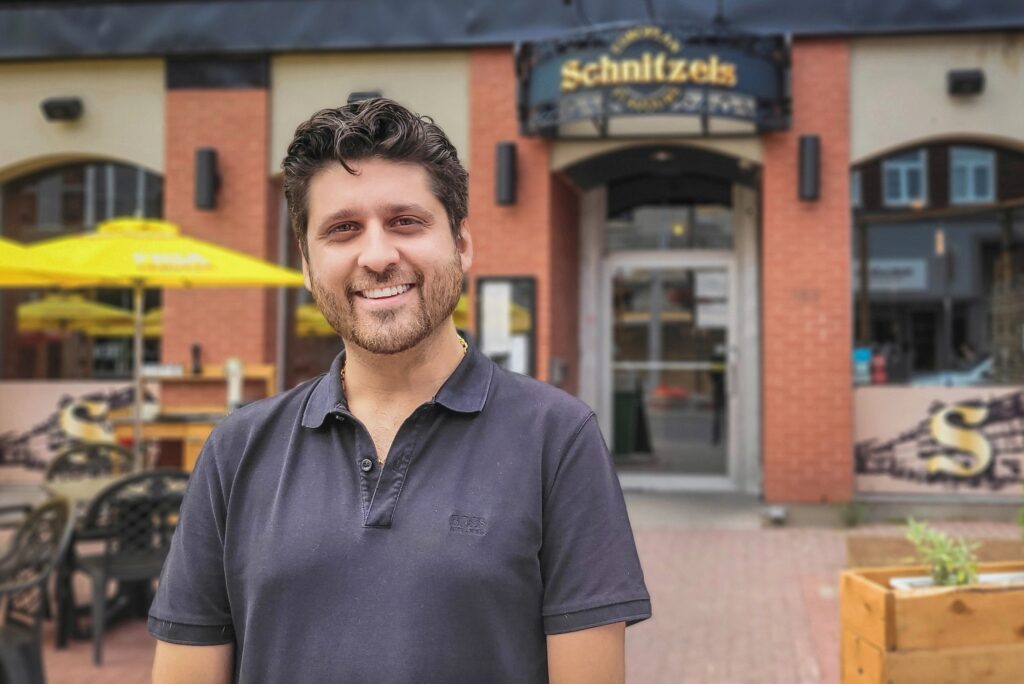 Five Questions with Schnitzels owner Hassan Rafiei web