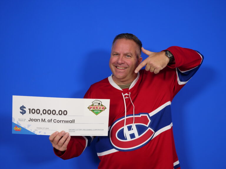Poker Lotto_October 11, 2023_$100,000.00_Jean Marcil of Cornwall