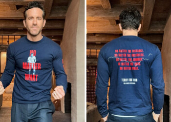 Terry Fox Foundation teams up with Ryan Reynolds to launch limited-edition shirt in support of 44th annual Terry Fox Run