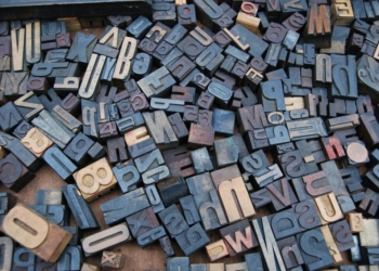 letter wood stamp lot