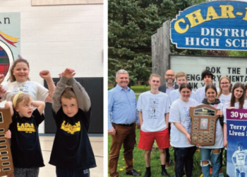 Laggan PS and Char-Lan DHS Receive Top Honours for Terry Fox Fundraising Efforts