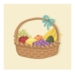 fruit basket, fruits, gift basket