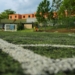 green and white soccer field