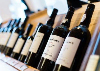 selective-focus photo of vintage point bottle