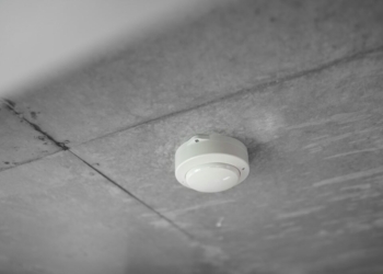 a light bulb on a table