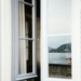 White Wooden Framed Glass Window