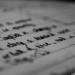 a close up of writing on a piece of paper