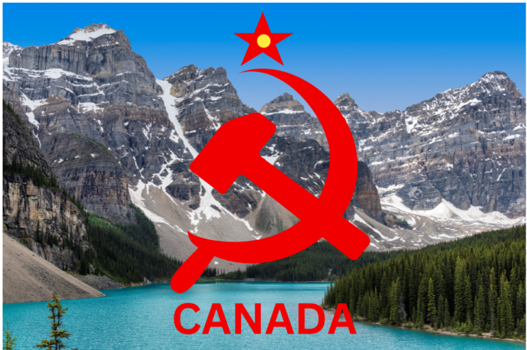 hammer and cycle over Canadian Rockies