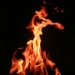 selective focus photography of fire