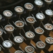 black typewriter