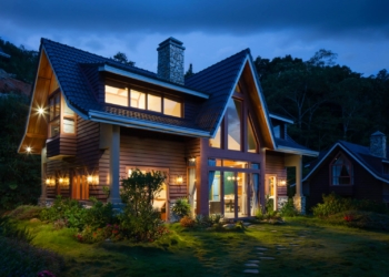 brown and black wooden house
