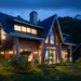 brown and black wooden house