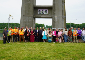 New Mural at Seaway Bridge Celebrates Mohawk Women and Cultural Resilience