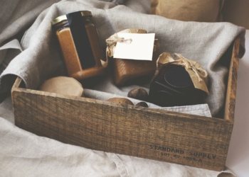 brown wooden box