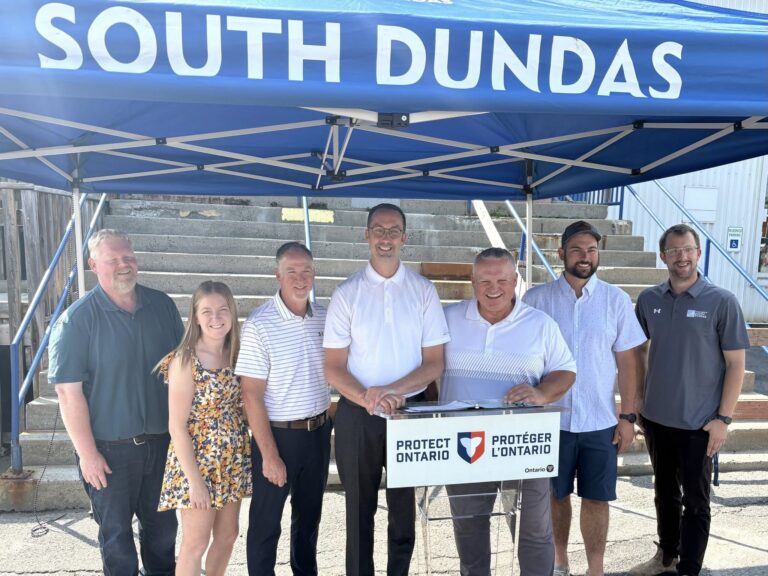 Morrisburg Arena Funding Announcment_July 11, 2025