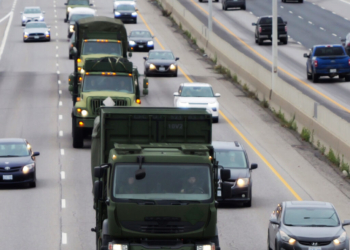 Increased Military Traffic across GTA, Northern, Central & Eastern Ontario