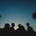 silhouette photo of people