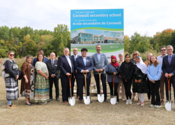 Community Celebrates Sod Turning for new Cornwall Secondary School