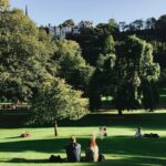 people sitting on ground