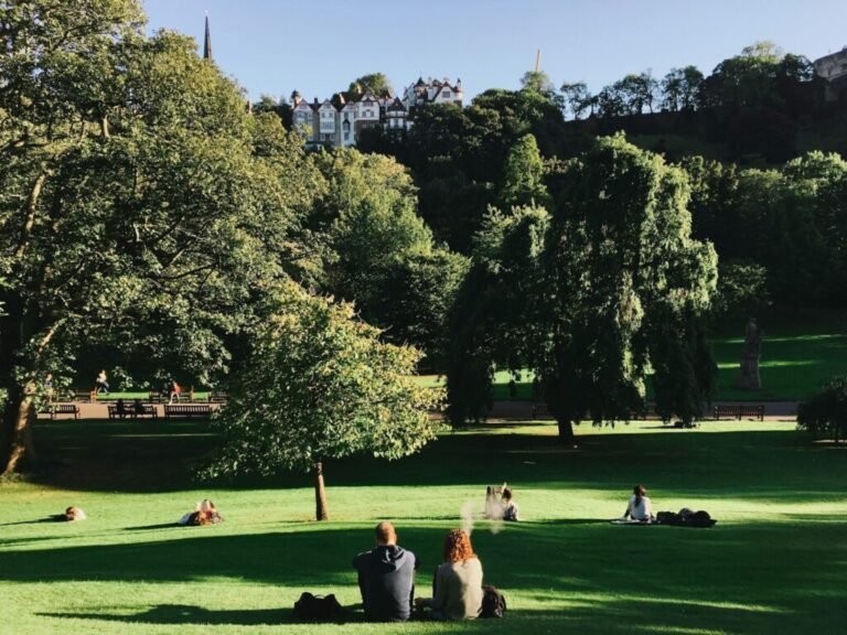 people sitting on ground