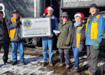 Iroquois–Matilda Lions Support GTR1008 Preservation with Year-End Donation