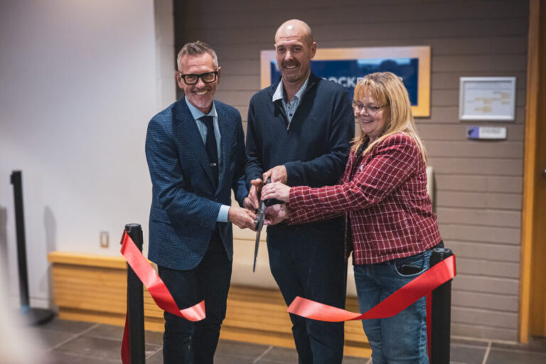 rose rocket ribbon cutting