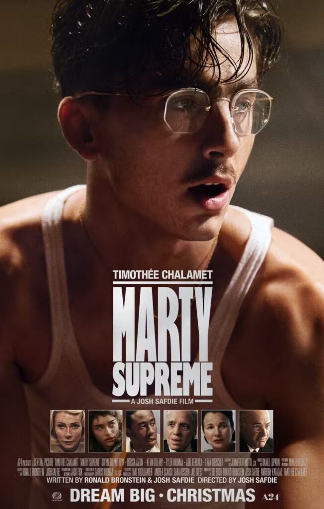 Marty Supreme movie poster