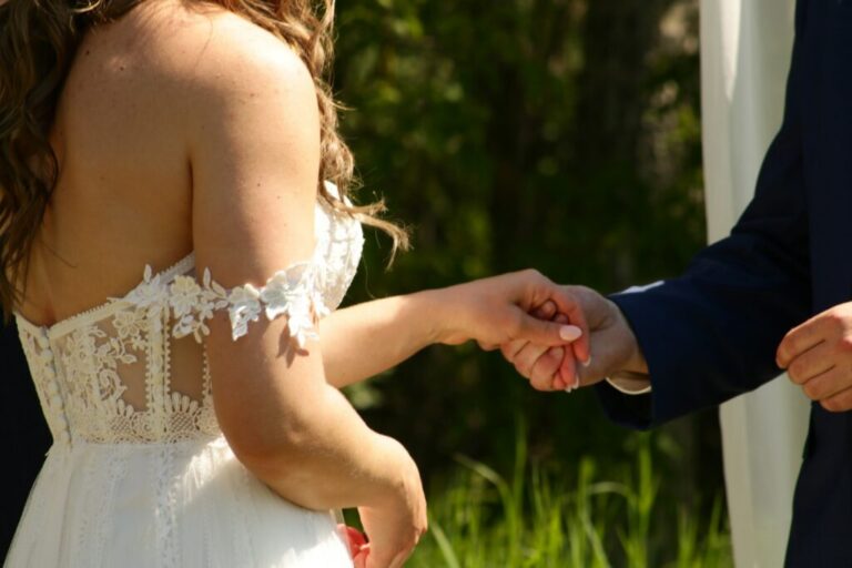 a person in a white dress