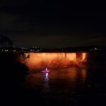 body of water during night time