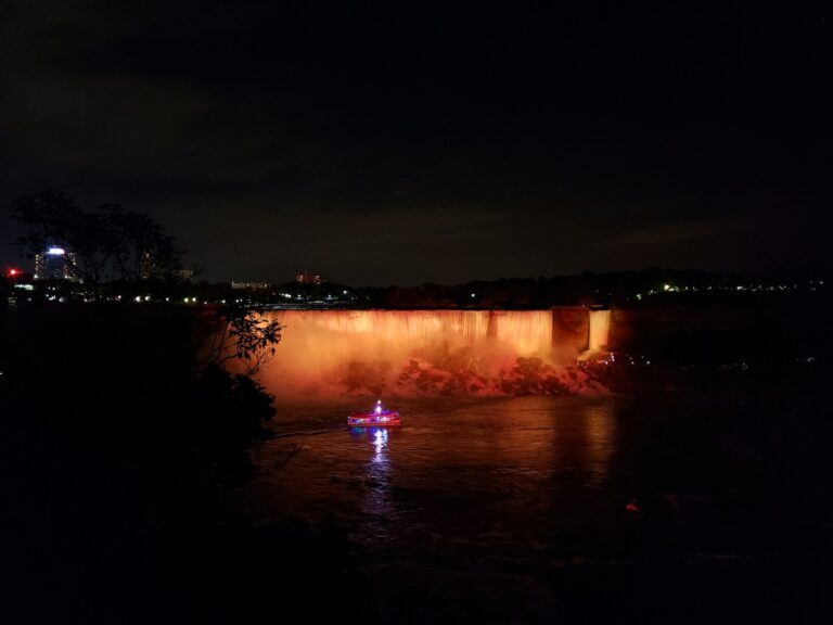 body of water during night time