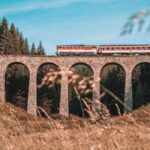 train on bridge