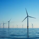 white electic windmill