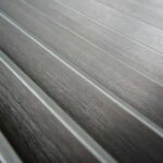 a close up view of a metal surface