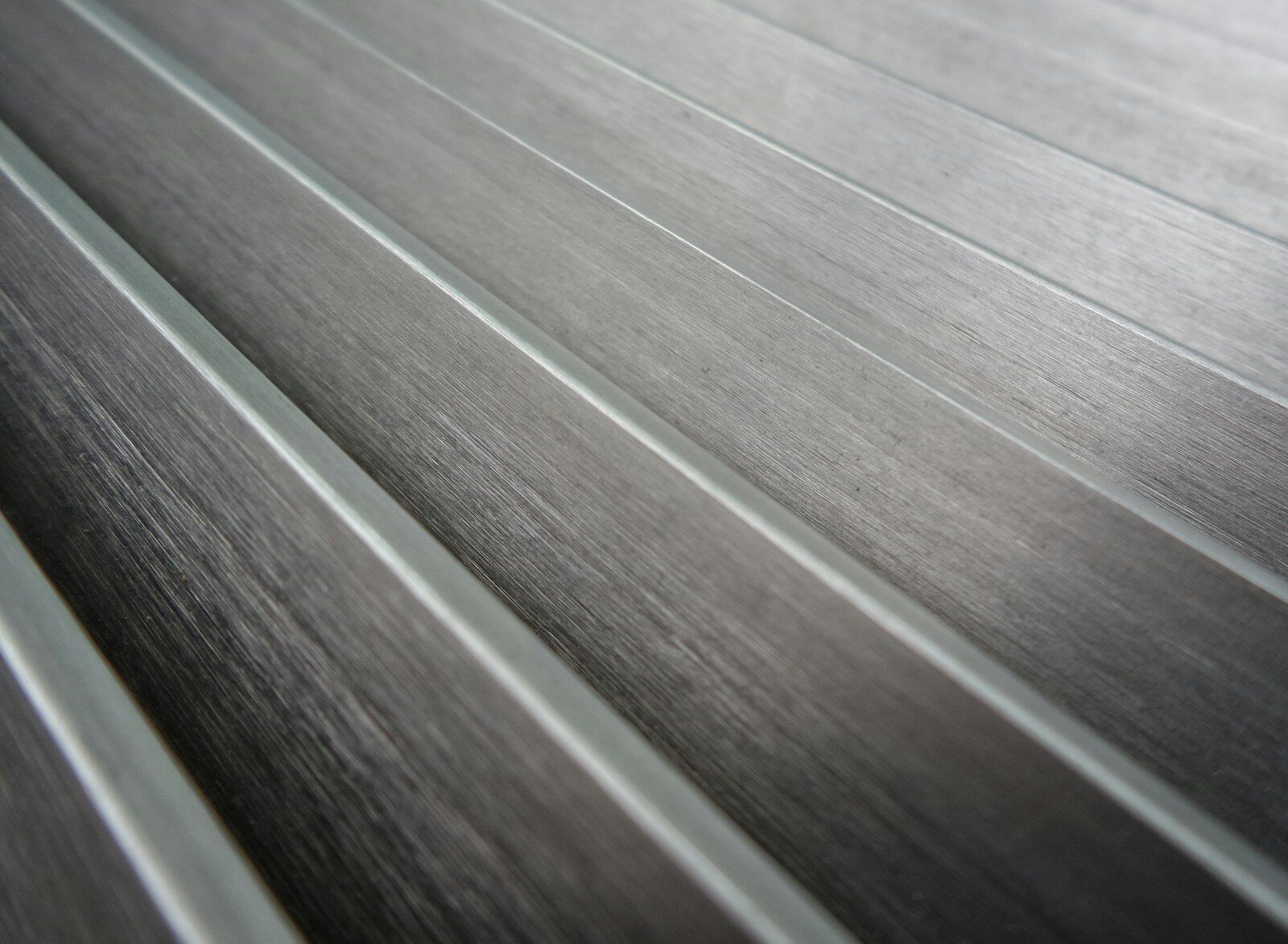 a close up view of a metal surface