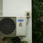 a white box with a vent