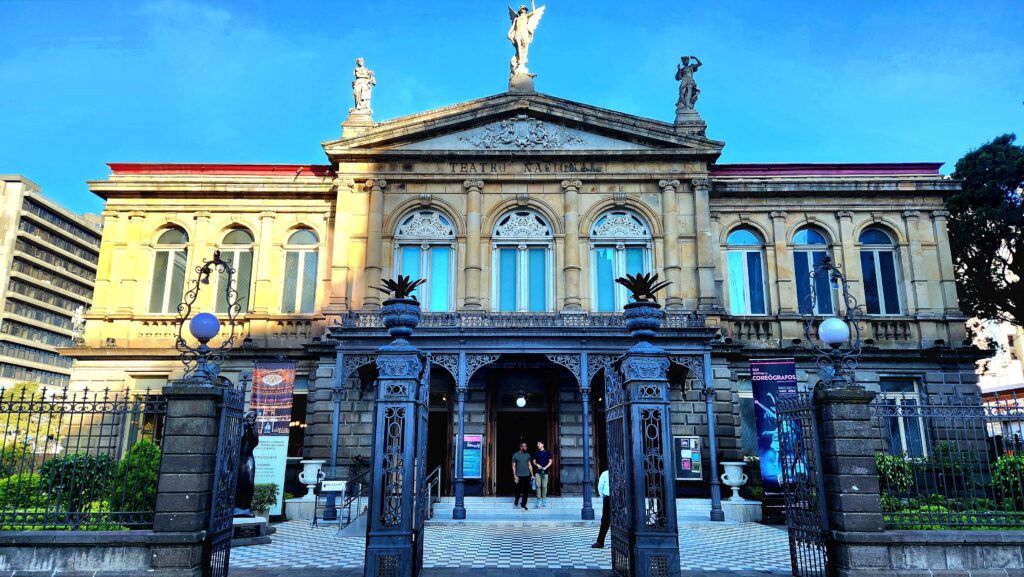 Teatro Nacional in neoclassical architectural style in Plaza de la Cultura]