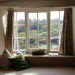 window curtain open wide